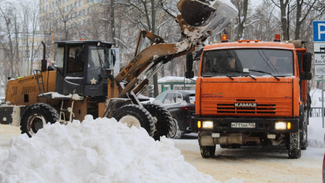 Улицу Фридриха Энгельса в Воронеже перекроют на 8 часов для вывоза снега