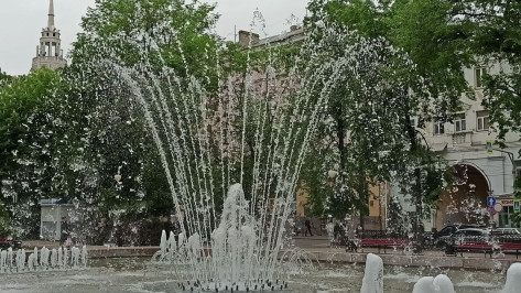 Сезон работы фонтанов начнется в Воронеже 1 мая