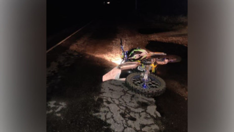 Под Воронежем пострадал 14-летний мотоциклист