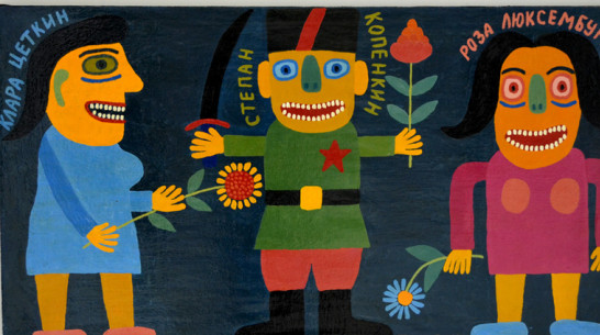 Липецкий художник покажет в Воронеже вдохновленные Платоновым работы на полотенцах и коврах