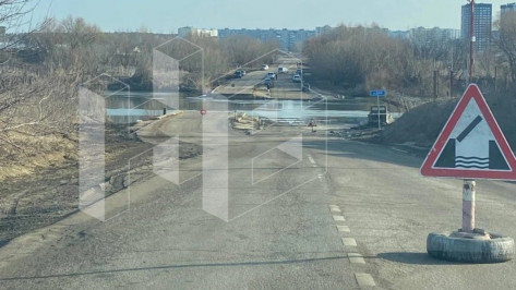 В Воронеже убрали понтонный мост в микрорайоне Шилово