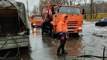 Технику вывели на борьбу с подтоплениями в Воронеже