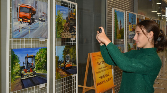 В Борисоглебске открылась выставка работ учащихся детской художественной школы