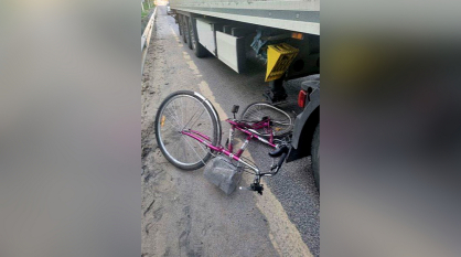 Велосипедист попал под колеса фуры на подъезде к Воронежу