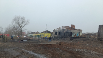 В Воронежской области заново отстроят 20 домов, пострадавших после схода авиационного боеприпаса в январе