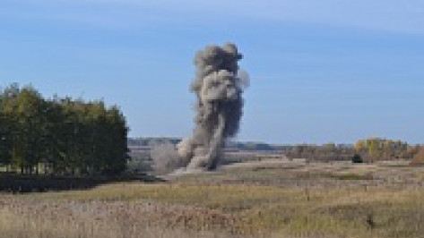 В Воронежской области подрывники уничтожили 61 снаряд весом 2,5 тонны