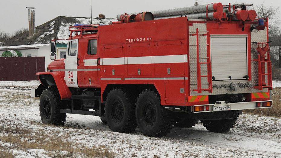 Двое мужчин погибли при пожаре в жилом доме в Воронежской области