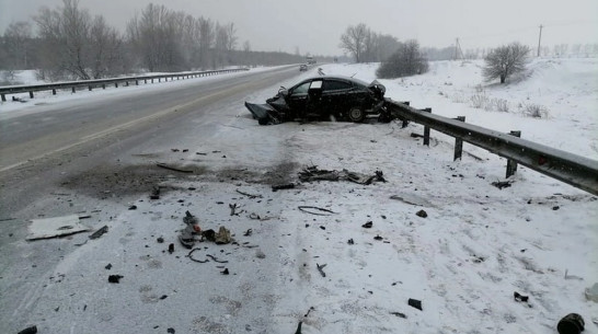 Тяжелый грузовик насмерть сбил человека на обочине трассы в Воронежской области