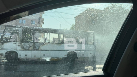 В Воронеже возбудили уголовное дело из-за сгоревшего автобуса