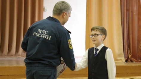 В Воронеже школьник помог потушить пожар до приезда спасателей 