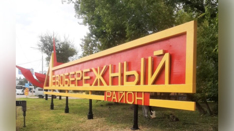Ко Дню города в Воронеже обновили символ Левобережного района