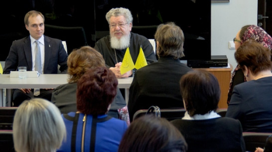 Митрополит Сергий встретился с районными журналистами Воронежской области