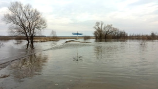 В россошанском селе Новая Калитва из-за разлива реки затопило низководный мост