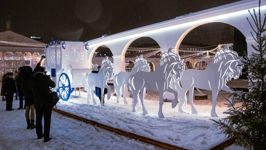 Появился план празднования Нового года и Рождества в Воронеже