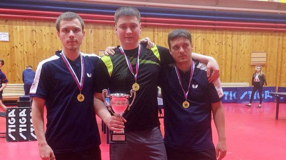 Бобровские спортсмены стали чемпионами России по настольному теннису