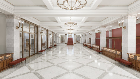 Воронежцам показали будущие интерьеры Театра оперы и балета