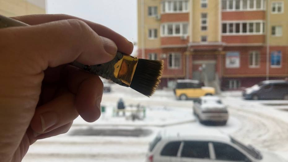 Расписать окна к Новому году предложили жителям Бобровского района