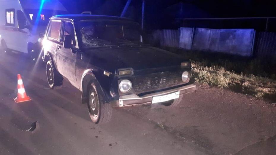 В верхнемамонском селе Осетровка пьяный водитель на «Ниве» сбил 18-летнего пешехода