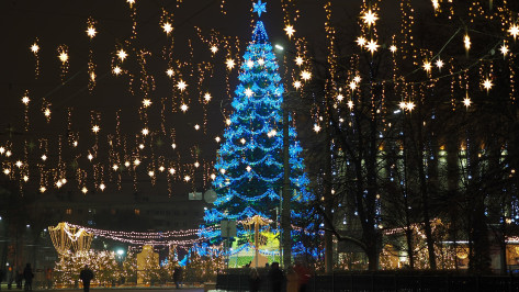 Мэр Воронежа поручил приступить к разработке новой концепции новогодней площади Ленина
