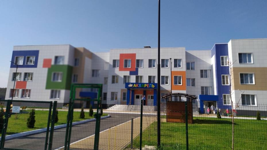 В микрорайоне «Ольха» Новой Усмани построили детский сад за 220 млн рублей