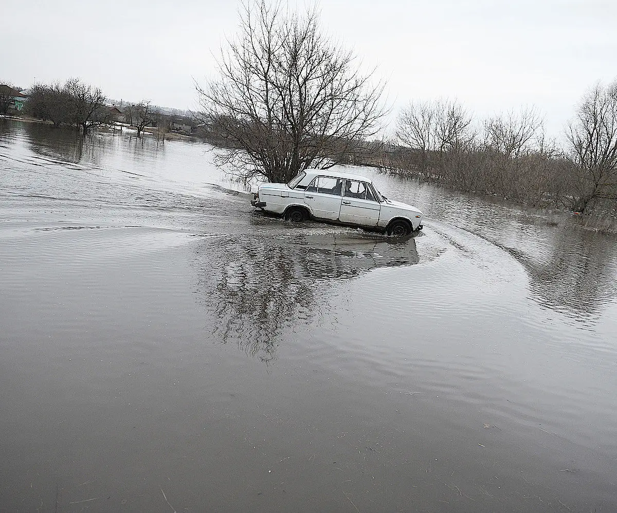 В Воронежской области затопило 5 низководных мостов