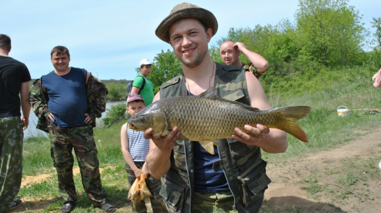 В семилукской Кондрашовке прошли районные соревнования рыболовов-любителей