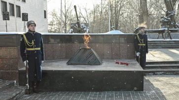 Губернатор Александр Гусев и председатель областной думы Юрий Матузов обратились к жителям региона в День освобождения Воронежа