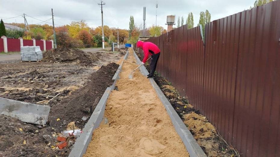 В Усманском 1-м сельпоселении сделают тротуар на улице Тенистой