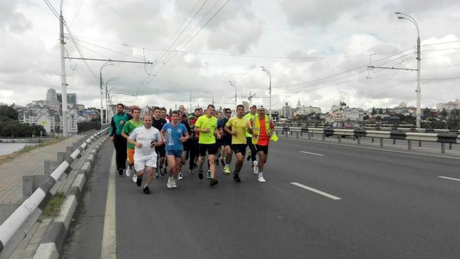 Пробный массовый забег в Воронеже собрал 40 участников
