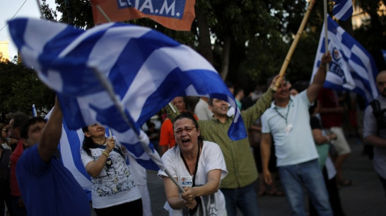 Греки высказались против режима жесткой экономии