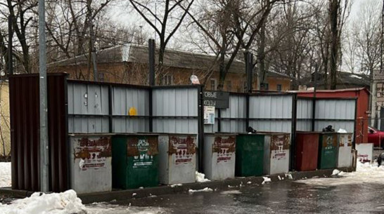 Горы мусора убрали с половины контейнерных площадок Воронежа