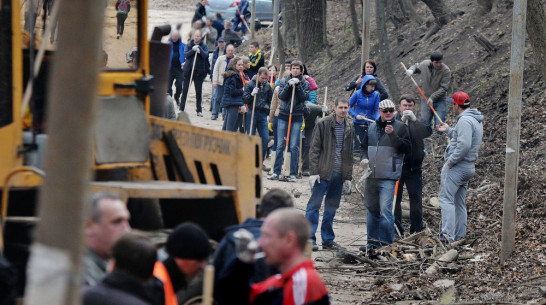 Воронежцы поставили рекорд по числу участников субботника