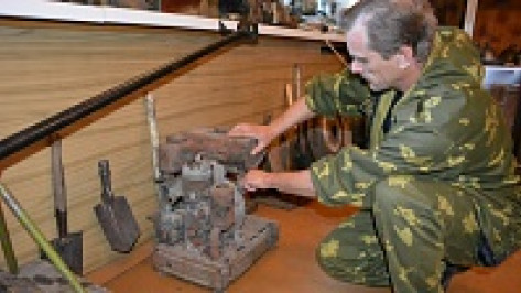 Военно-исторический музей Нижнедевицкого района пополнили новыми экспонатами 