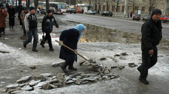 В Воронежской области за месяц 360 человек пострадали из-за гололеда