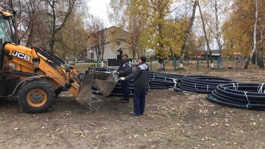 Последний участок 50-летней водопроводной сети заменят в рамонской деревне Богданово