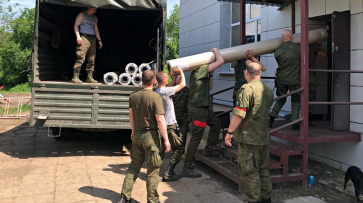 Россошанцы отправили гуманитарную помощь на 1 млн рублей в госпитали ЛНР