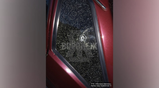 Неизвестные обстреляли машины из пневматического оружия в воронежском Шилово