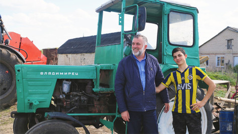 Богучарская семья выращивает мясной скот на частном подворье