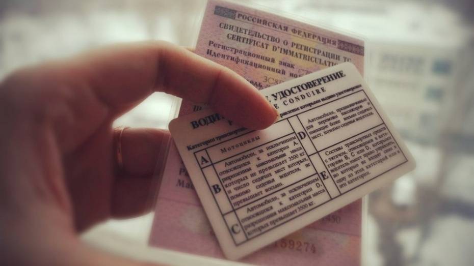Воронежские водители отдали 5 млн рублей из-за угрозы лишения прав