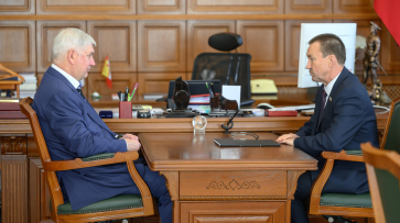 Губернатор Александр Гусев обсудил с председателем Воронежской облдумы основные направления совместной работы