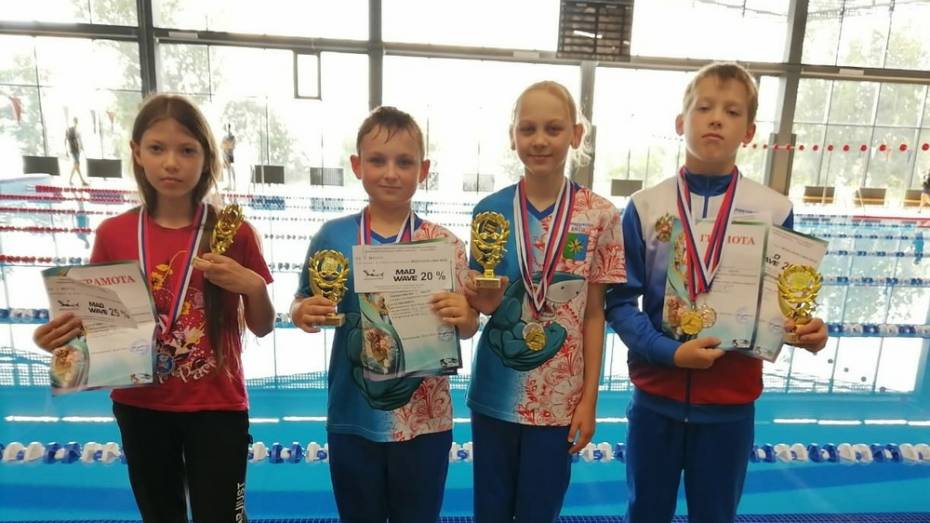 Верхнехавские пловцы привезли с открытого первенства Нововоронежа 5 золотых медалей