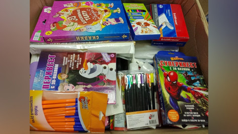 Коллектив РИА «Воронеж» передал наборы для творчества в Луганскую Народную Республику