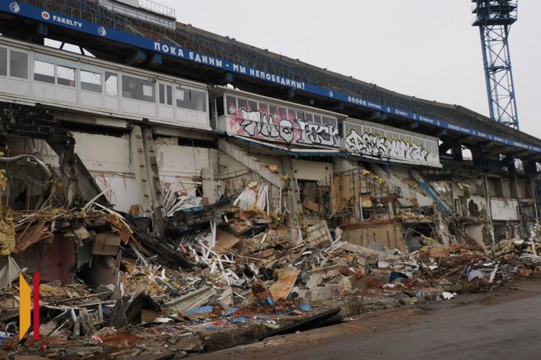 В Воронеже при демонтаже Центрального стадиона профсоюзов вывезли уже более 10 тыс тонн строительного мусора