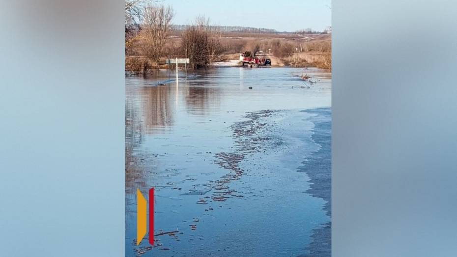 В Воронежской области затопило два моста