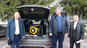 Грибановцы передали участникам СВО дизель-генератор