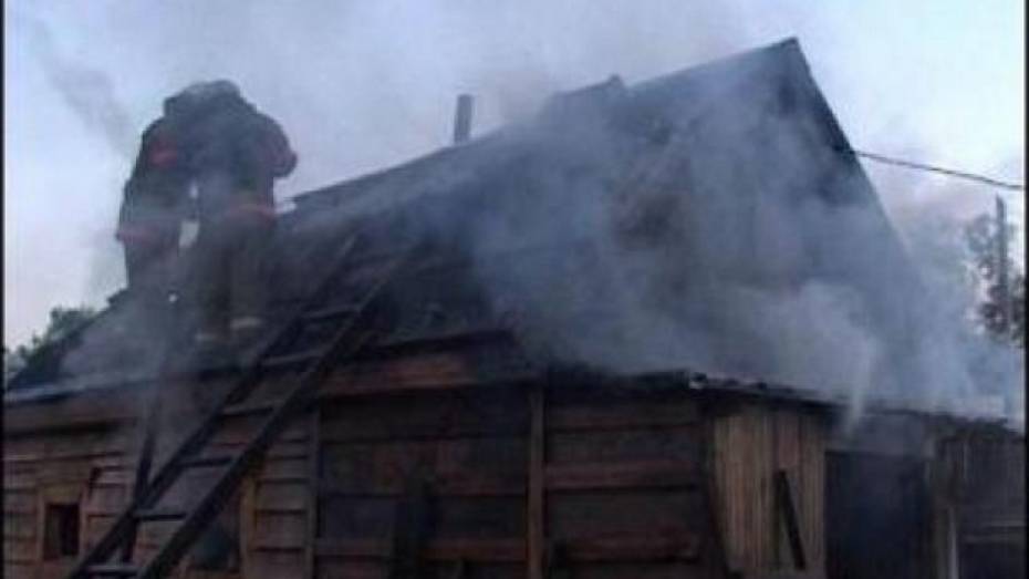 В Поворинском районе из-за беспечности хозяина сгорела баня