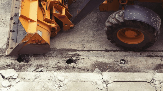 В Воронеже начали снос корпуса поликлиники на улице 20-летия Октября