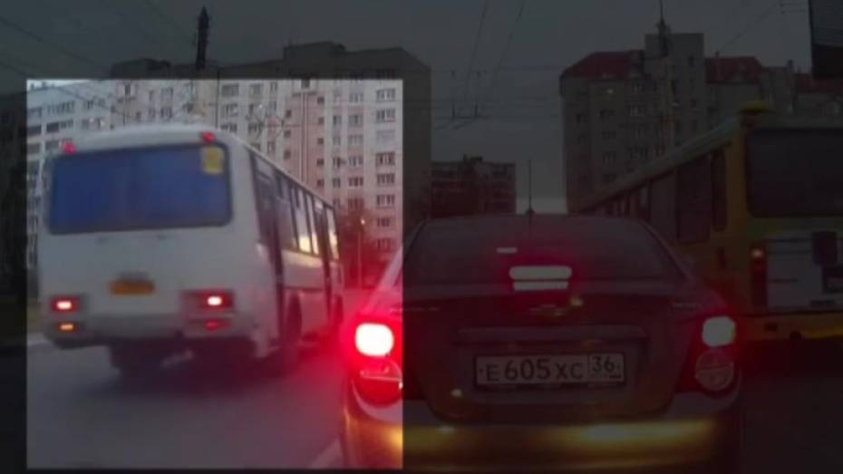 Выехавшего на «встречку» водителя воронежской маршрутки оштрафовали на 5 тыс рублей