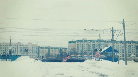 Воронежцы сообщили о закрытии железнодорожного переезда на Машмете 