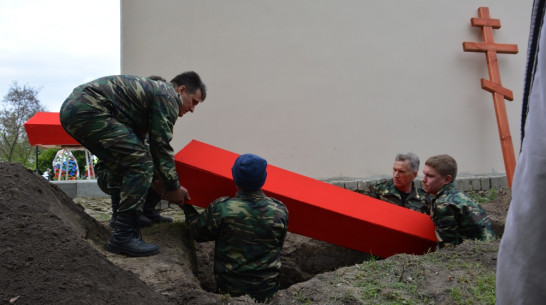 В Кантемировском районе перезахоронили останки 18 красноармейцев